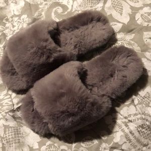 INC Furry Slipper